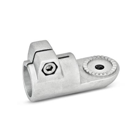 J.W. WINCO GN276-B25-AV-2-BL Swivel Clamp Connector 276-B25-AV-2-BL